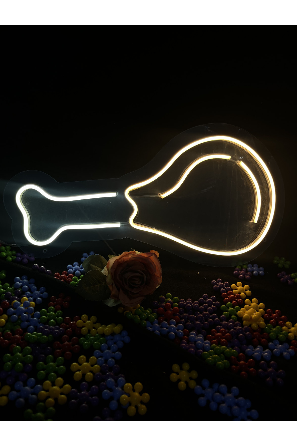 Tavuk Butu - Dekoratif Duvar Aydınlatması Neon Led Yazı Lokanta Restoran Kebap 40x21 cm