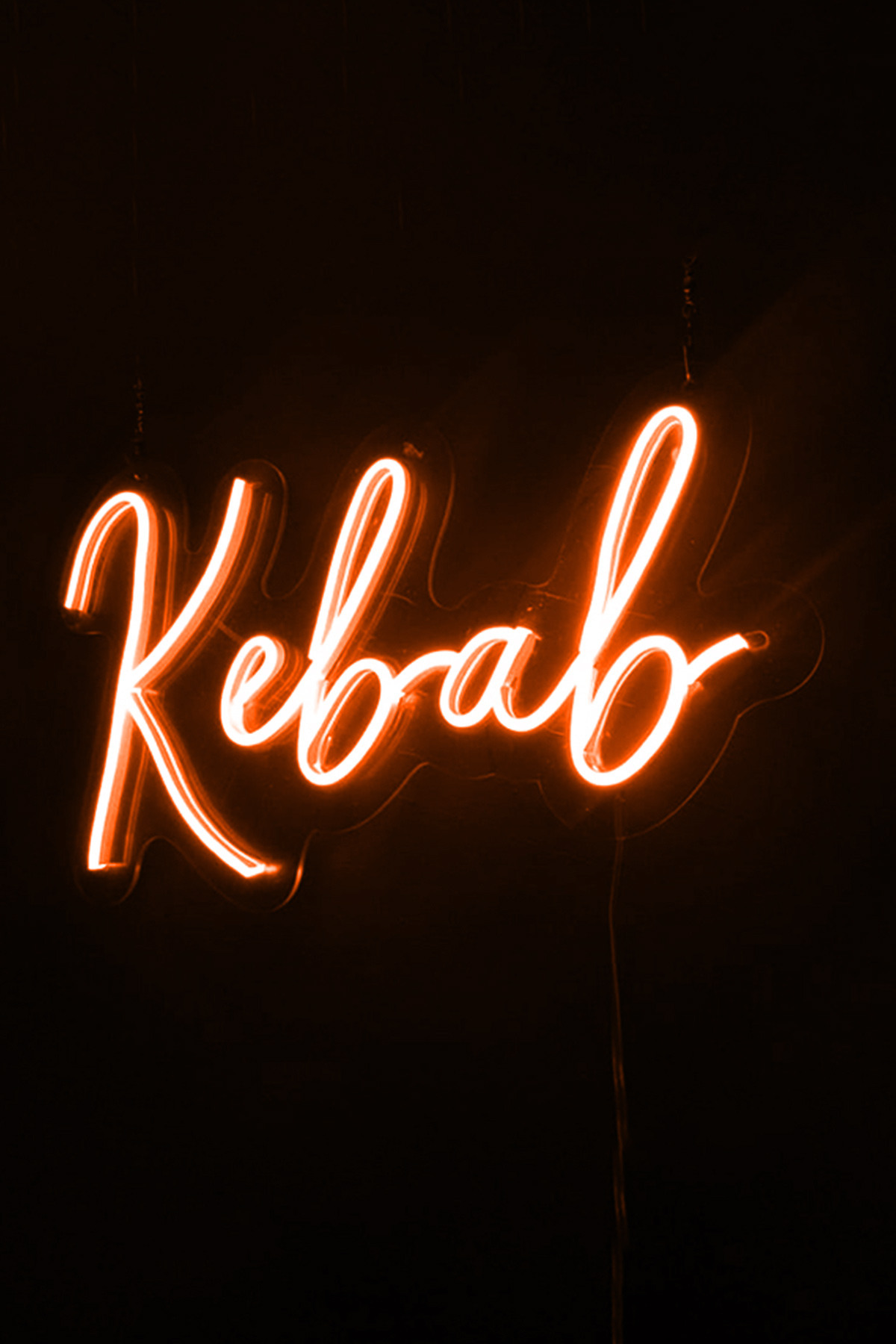 Kebab Yazılı Neon Led Işıklı Tablo Duvar Dekorasyon Ürünleri