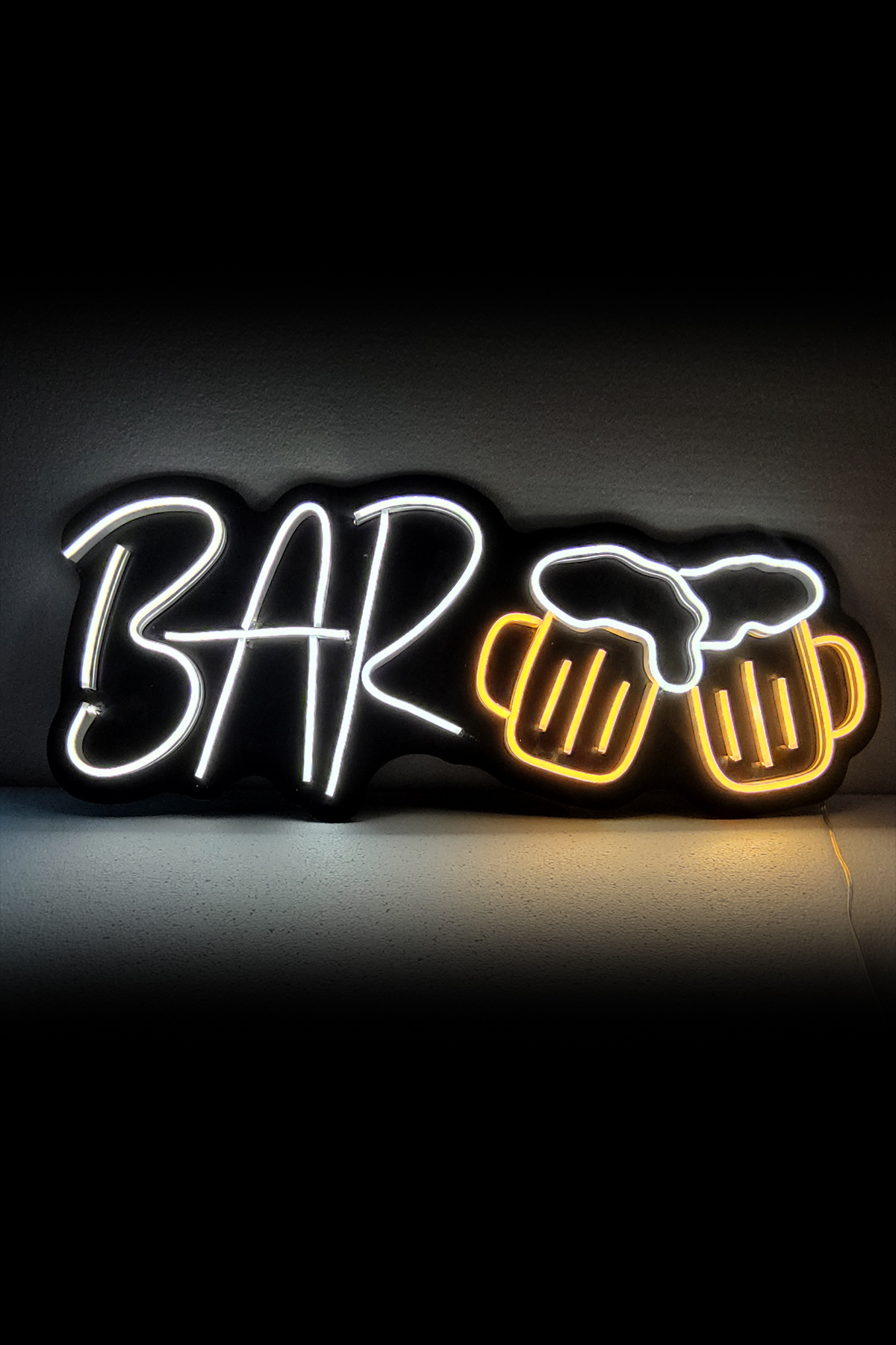 Işıklı Bar Bira: Neon LED Tabela Duvar Dekorasyon Ürünü