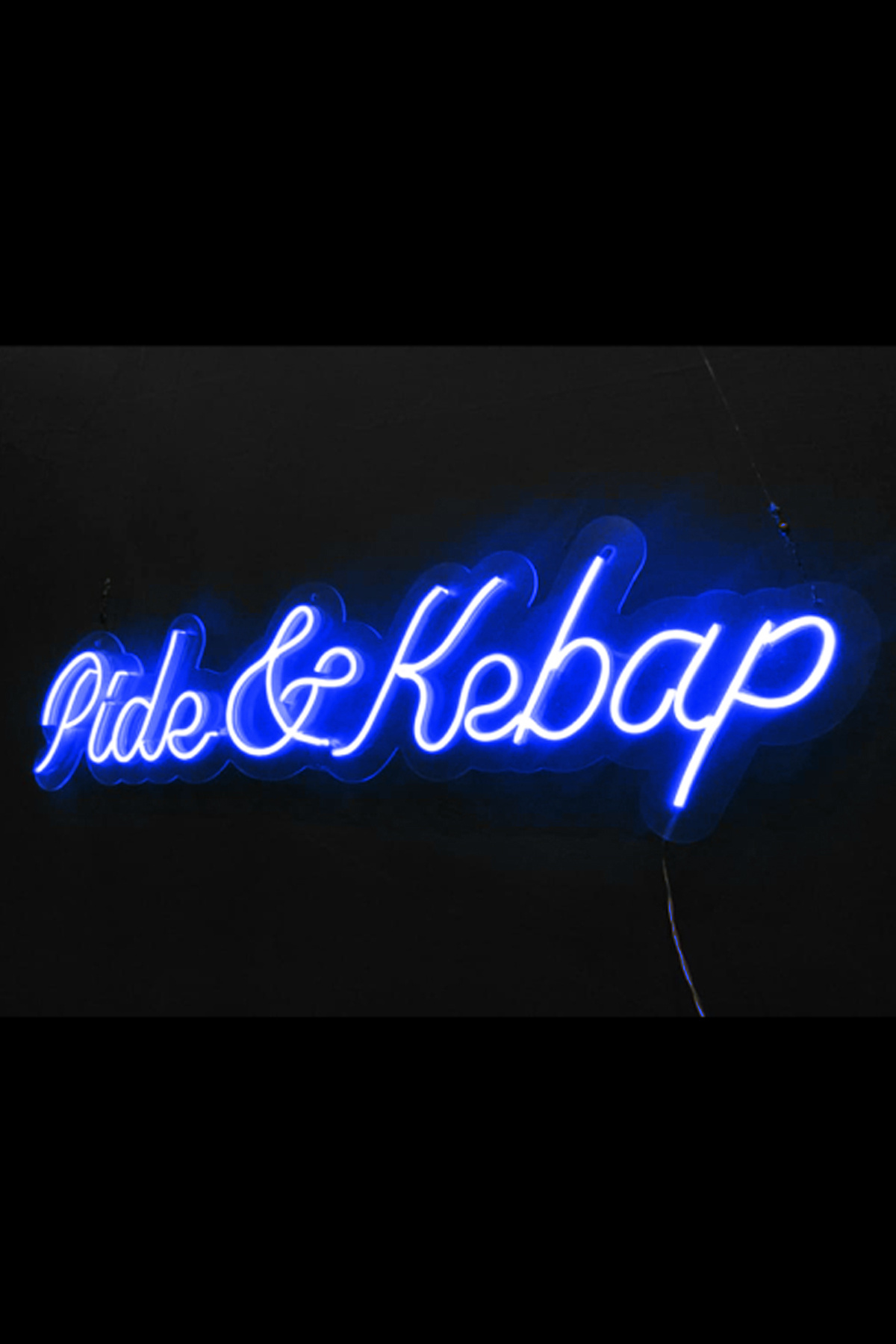 Pide & Kebap Yazılı Neon Led Işıklı Tablo Duvar Dekorasyon Ürünleri