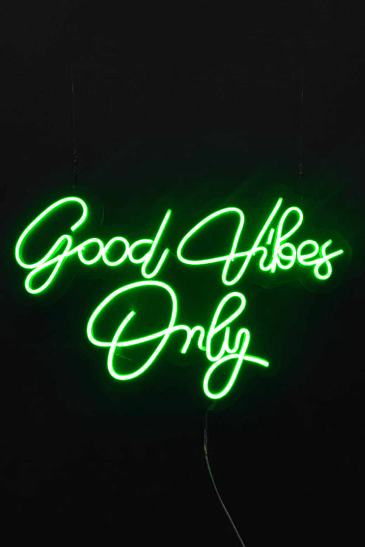 Good Vibes Only Yazılı v3 Neon Led Işıklı Tablo Duvar Dekorasyon Ürünleri